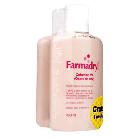 2 FARMADRYL 100 ML CALAMINA 2 FARMADRYL 100 ML CALAMINA