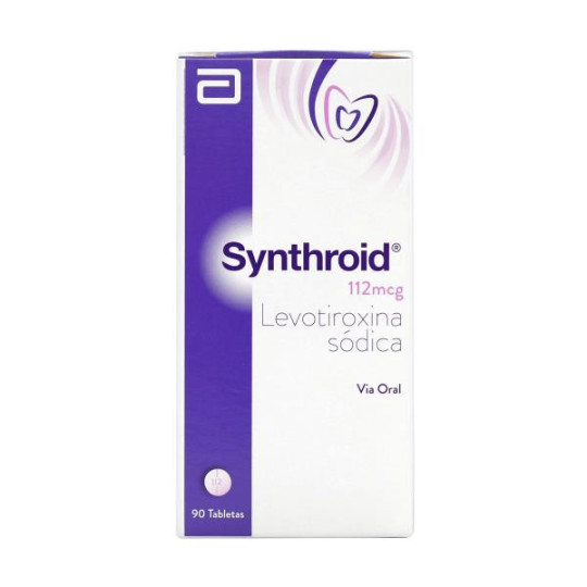 SYNTHROID 112 MCG FRASCO 90 TABLETAS SYNTHROID 112 MCG FRASCO 90 TABLETAS
