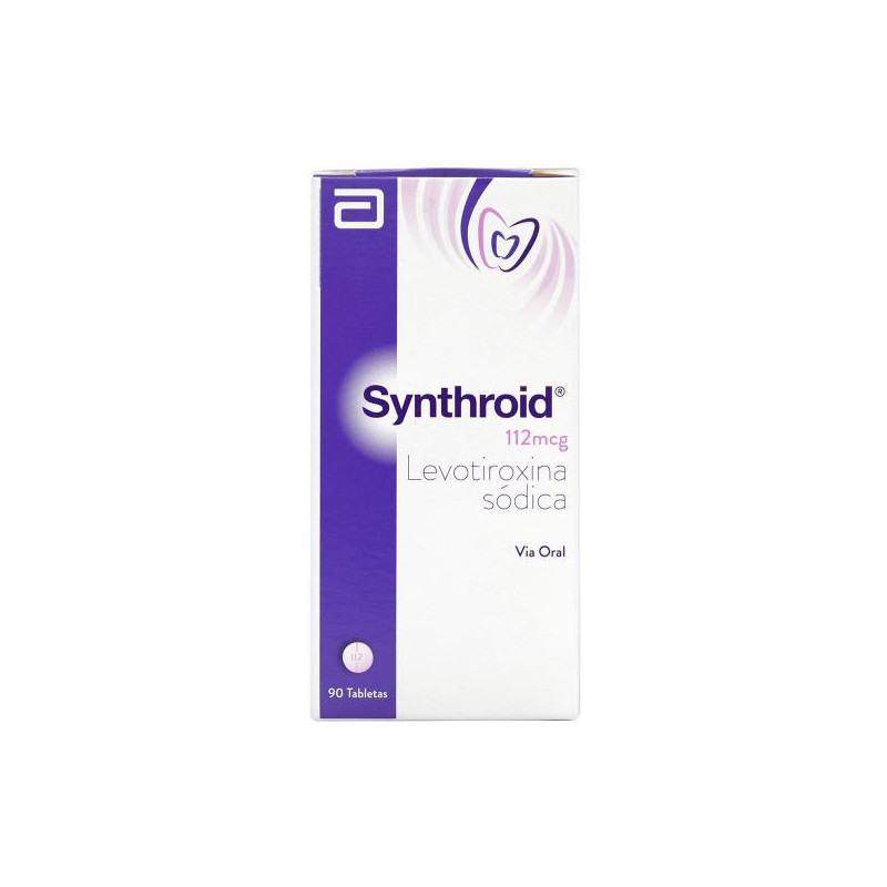 SYNTHROID 112 MCG FRASCO 90 TABLETAS SYNTHROID 112 MCG FRASCO 90 TABLETAS