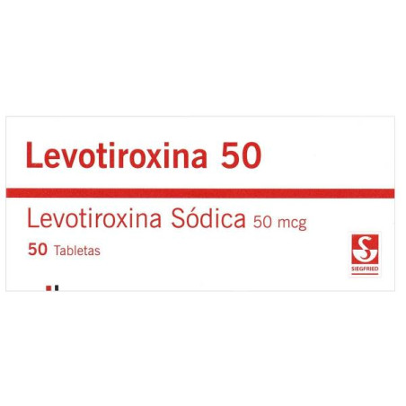 LEVOTIROXINA 50 MCG 50 TBS LEVOTIROXINA SODICA SIEGFRIED