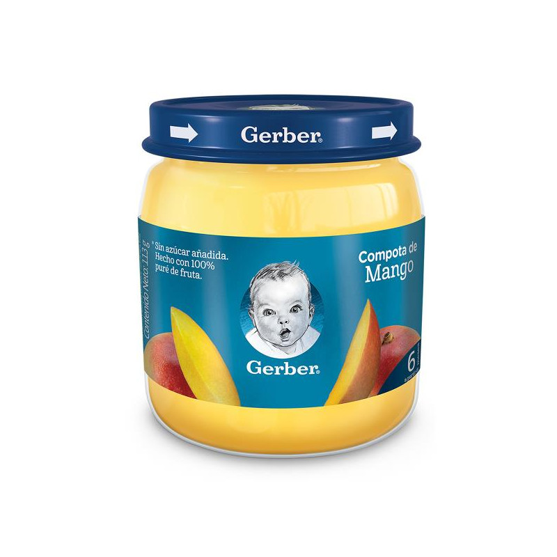 COMPOTA GERBER MANGO 113 GR.
