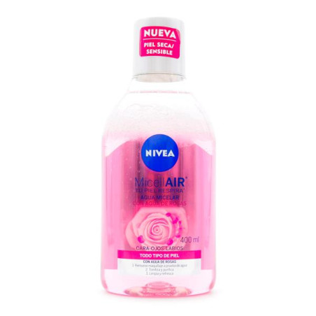 AGUA MICELAR NIVEA FACIAL ROSAS 400ML 