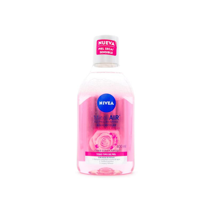 AGUA MICELAR NIVEA FACIAL ROSAS 400ML 