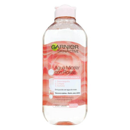 AGUA MICELAR ROSAS GARNIER 400 ML 