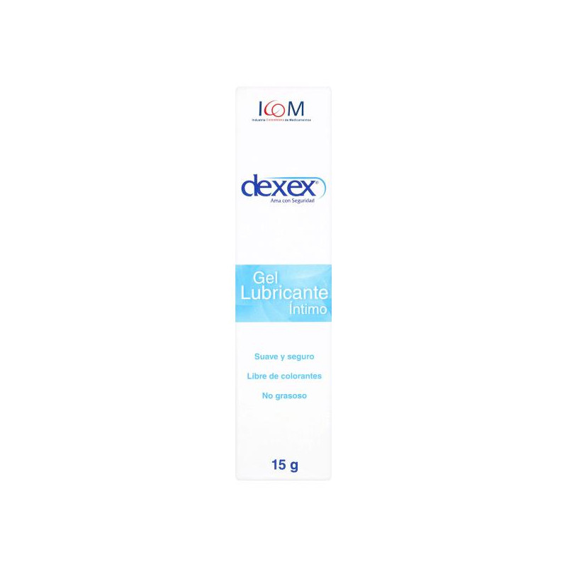 GEL LUBRICANTE INTIMO DEXEX 15 GR ICOM GEL LUBRICANTE INTIMO DEXEX 15 GR ICOM