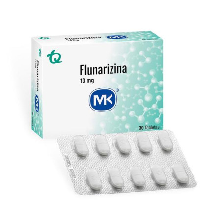 FLUNARIZINA MK 10MG TAB CAJA X 30 TBS