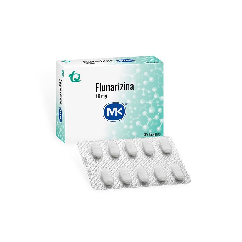 FLUNARIZINA MK 10MG TAB CAJA X 30 TBS FLUNARIZINA MK 10MG TAB CAJA X 30 TBS