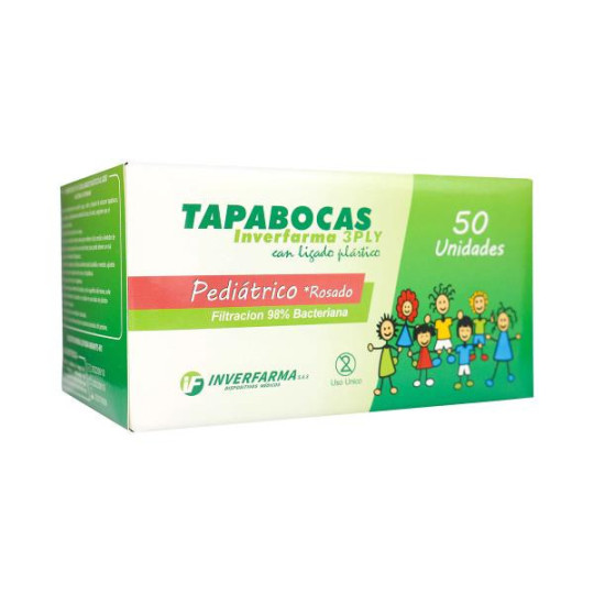 TAPABOCA DES PED.ROS E. IND. 50 UND INV TAPABOCAS