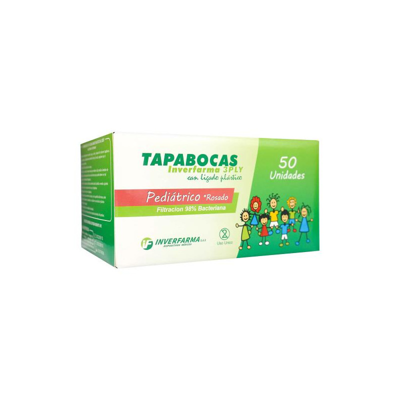 TAPABOCA DES PED.ROS E. IND. 50 UND INV TAPABOCAS