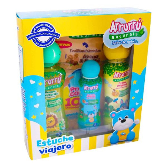 EST.ARRURRU VIAJERO AZUL 4 ARTICULOS 