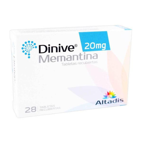 DINIVE 20 MG 28 TAB REC (M) CLORHIDRATO DE MEMANTINA