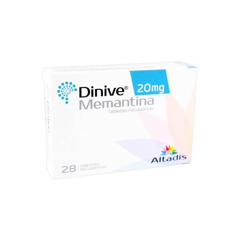 DINIVE 20 MG 28 TAB REC (M) CLORHIDRATO DE MEMANTINA