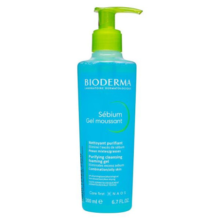 SEBIUM GEL MOUSSANT LIMPIAD.200 ML(PAE) GELES