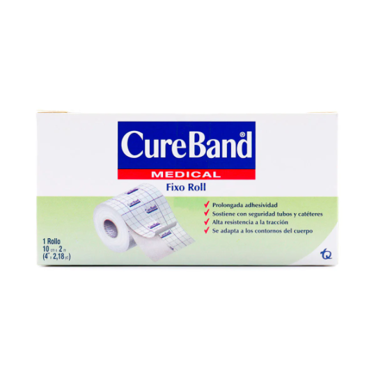 FIXO ROLL CUREBAND 4X2.18 Y (10 CM X 2M) MK