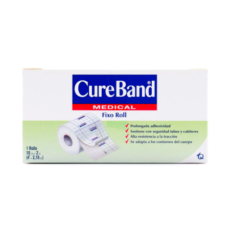 FIXO ROLL CUREBAND 4X2.18 Y (10 CM X 2M) MK